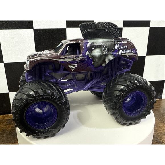 Hot Wheels Monster Jam Mohawk Warrior Great Clips Monster Truck 1:64 Diecast - Picture 2 of 9
